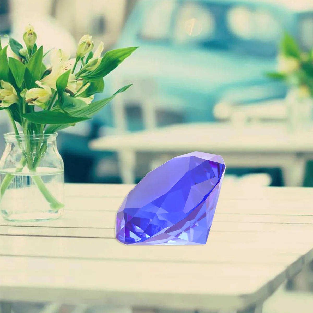 

60 Mm Glass Gems Diamond Confetti Crystal Gems Size 2 Pirate Gems Blue Fake Diamonds Artificial Gemstones Wedding Crystals