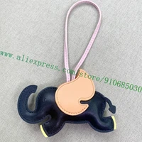 synthetic leather accessories little cute flying elephant bag charm for handbag car decoration hanging ornament gift