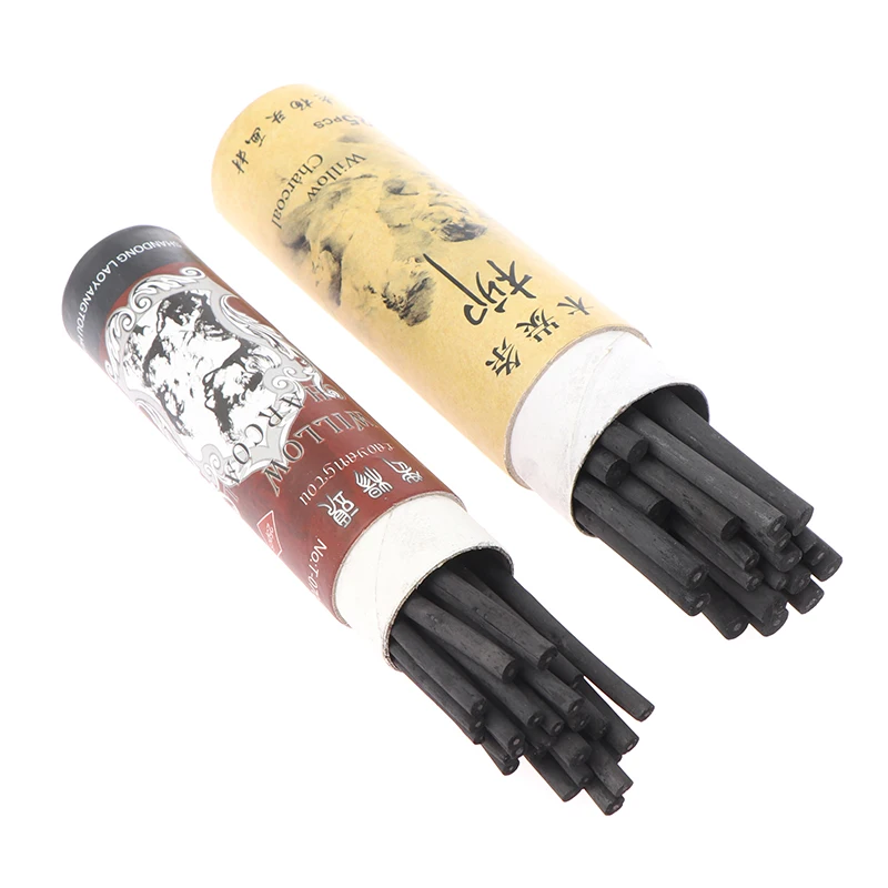 

25Pcs Sketch Drawing Willow Charcoal Pencil Painting Design With Charcoal Strips