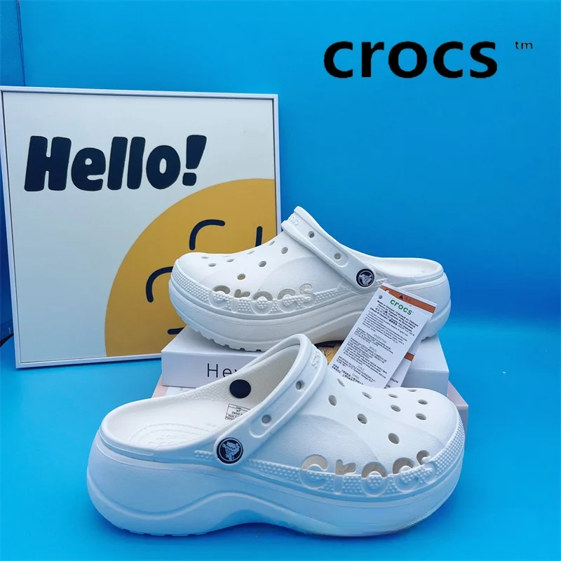 Crocs обувь Cave толстые нижние сандалии женская мужская 2024 летние новые уличные