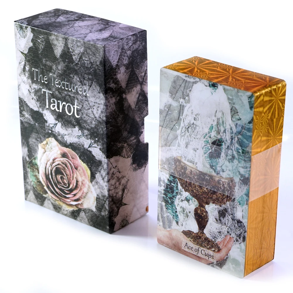 Оригинальный размер 12*7 см текстурированный Таро 78 палуба карт подтверждение с