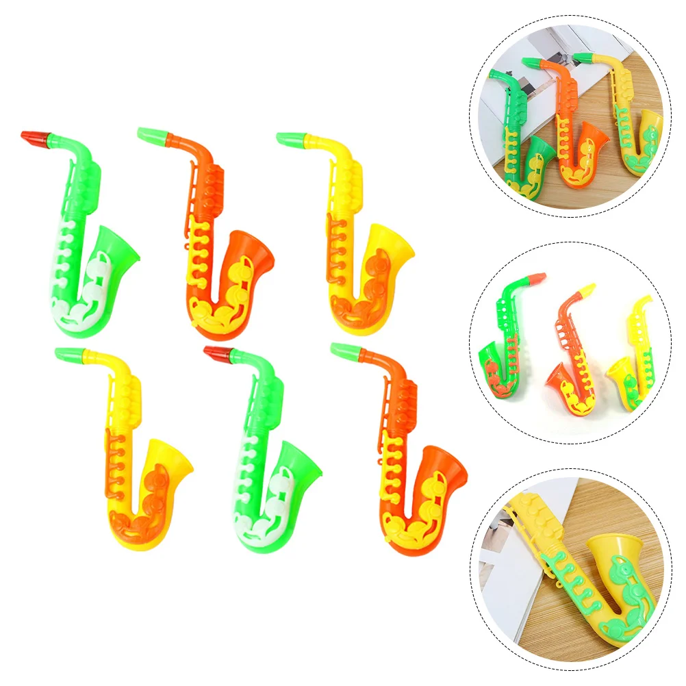 

Trumpet Kids Saxophone Toy Children Toys Party Simulation Trumpets Birthday Instruments Musical Favor Mini Models Kid S