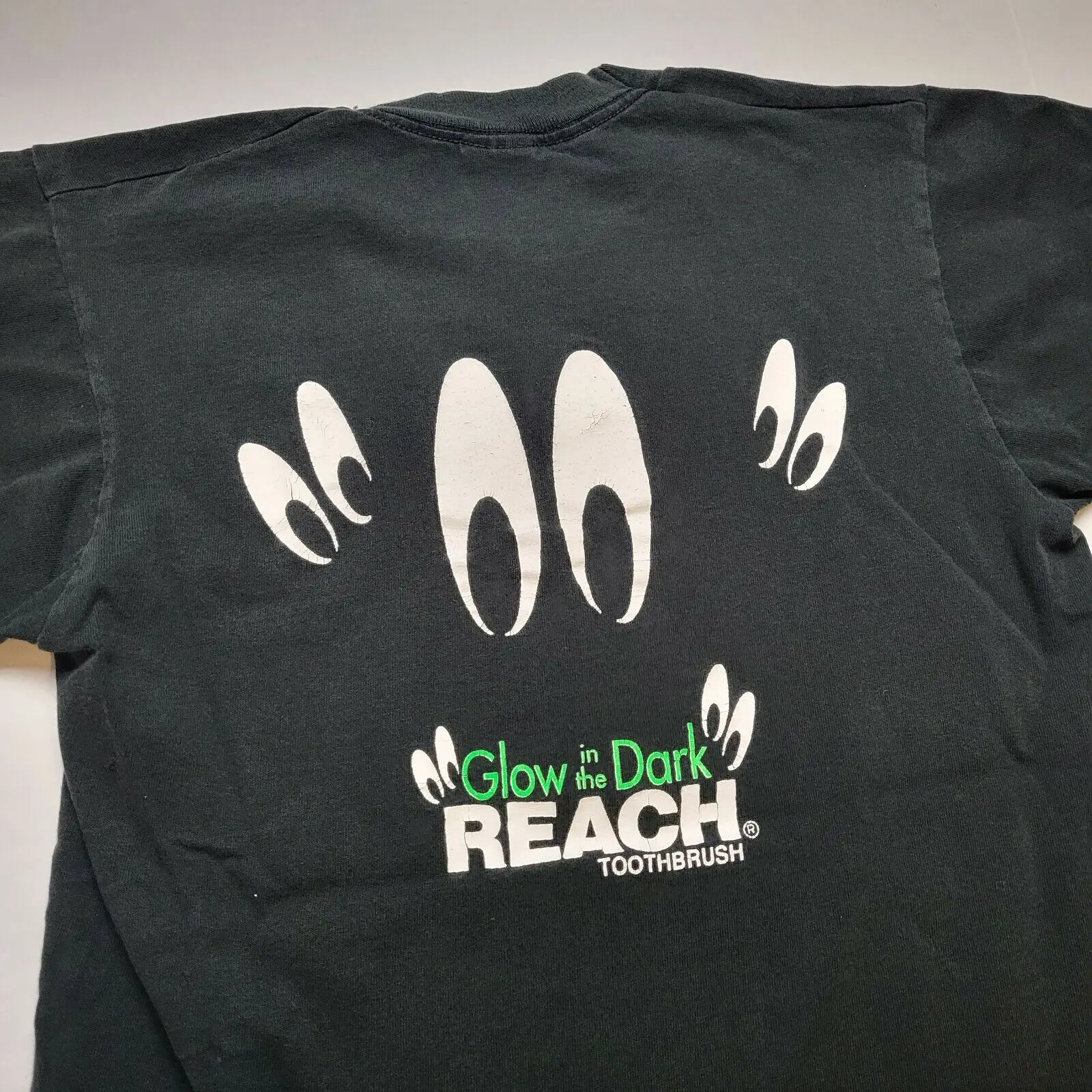 Мужская футболка Vtg Reach с длинным или коротким рукавом светящаяся в темноте