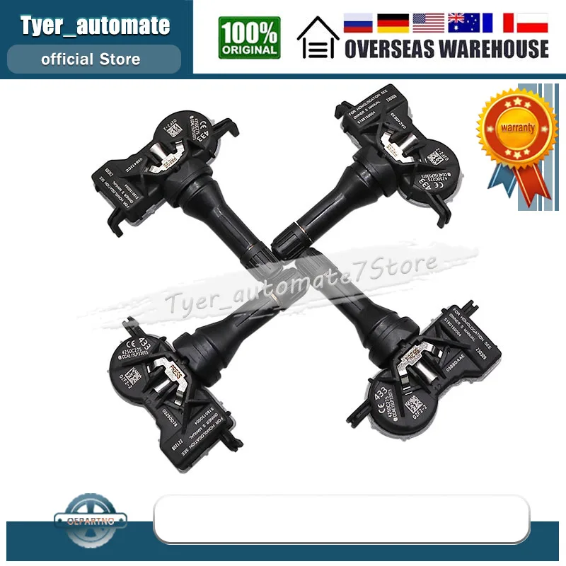 4 шт., датчик давления в шинах 4250C275 4250F187, S180150004 для Mitsubishi Outlander Pajero L200 Lancer ASX 433 МГц