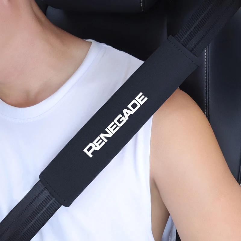 

Car Seat Belt Cover Auto Seat Belt Shoulder Pad Clip Suede Carbon Fiber For Jeep Renegade Auto Accessories Driver Shoulder Care