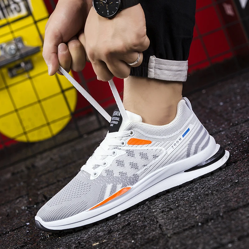 GREENGLIN PROFESSIONAL RUNNING SHOES FOR MEN LIGHTWEIGHT MEN'S DESIGNER MESH SNEAKERS LACE-UP MALE OUTDOOR SPORTS WALKING SHOE