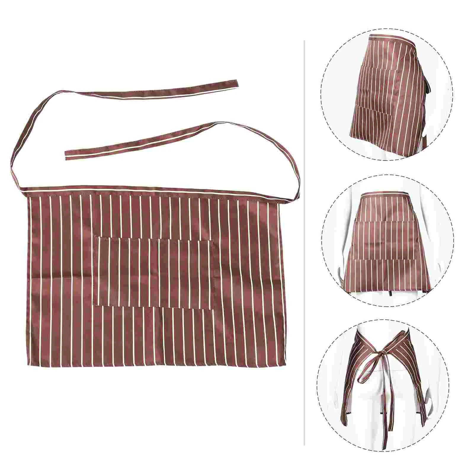 

3pcs Waitress Apron Waiter Apron Unisex Waist Apron Waist Apron Serving Apron Bartender Apron Server Apron Half Apron