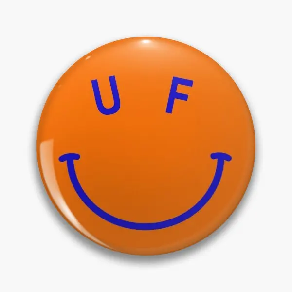 

Uf Happy Soft Button Pin Metal Lapel Pin Badge Collar Decor Funny Women Creative Brooch Jewelry Fashion Cartoon Clothes Lover