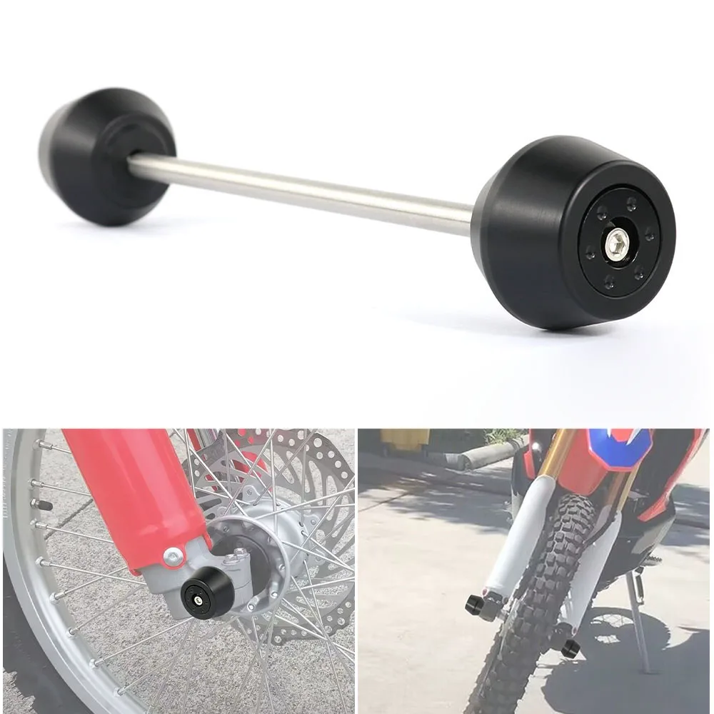 

Front Axle Fork Crash Slider Fit For Honda CRF250L/Rally 2017-2020 CRF300L/Rally Aprilia Tuareg 660 Motorcycle Wheel Protector