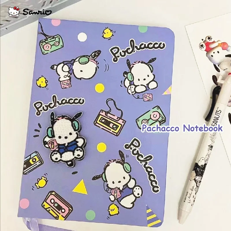 

B6 Creative Sanrio Notebook Kawaii Pachacco Cartoon Student Diary Notepad Handbook Office School Supplies Stationery Gift