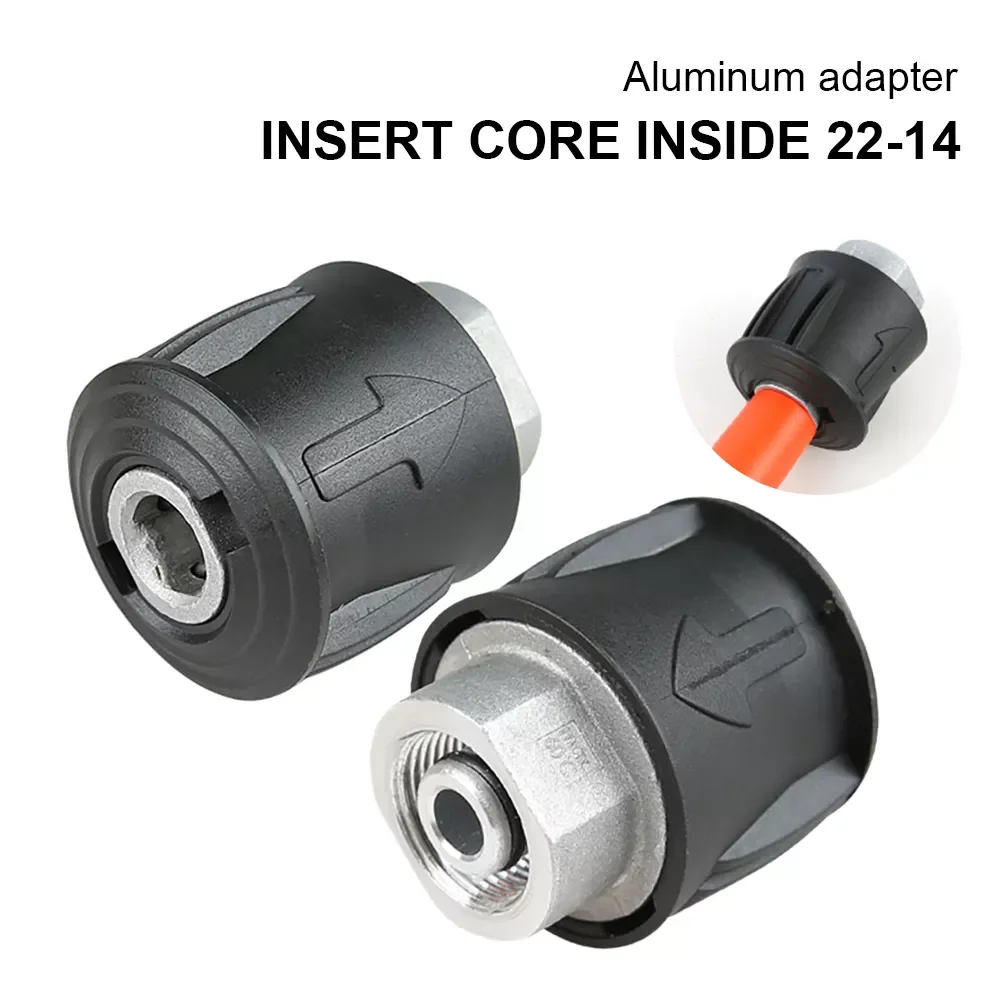 

Hose Connector Pressure Washer Adapter Power Washer Quick Release Connector M22x14mm for Karcher K Series