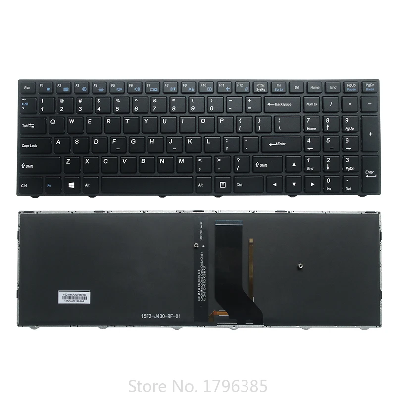 

NEW Laptop US English Keyboard For Hasee T6Ti-X5 T6-X5 T6-X5E T7-X7E CN85S01 Z6-PK7S1 Z6-KP5S1 Clevo N250 N250BU N250JU N250LU
