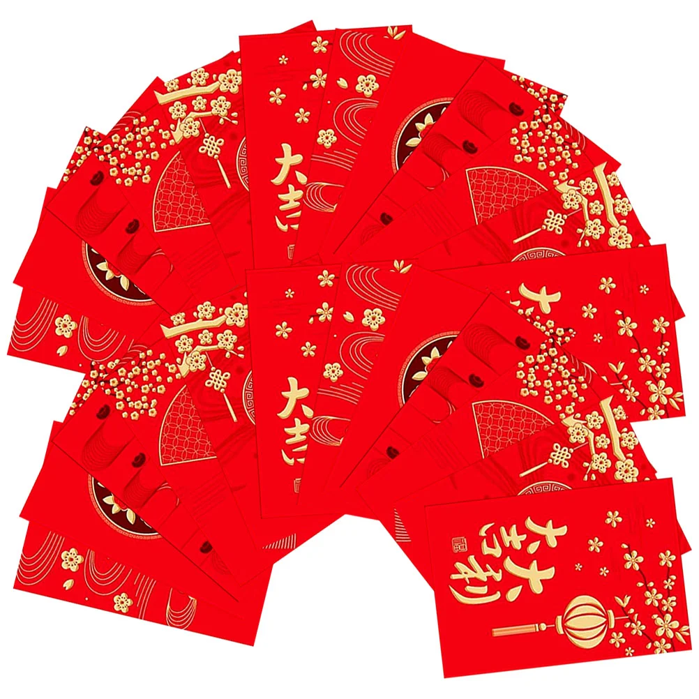 

Money Rednew Year Envelopes Luck Envelope Chinese Packet Festival Gift Hongbao Lucky Pockets Paper Pouch Spring Packets Wrap