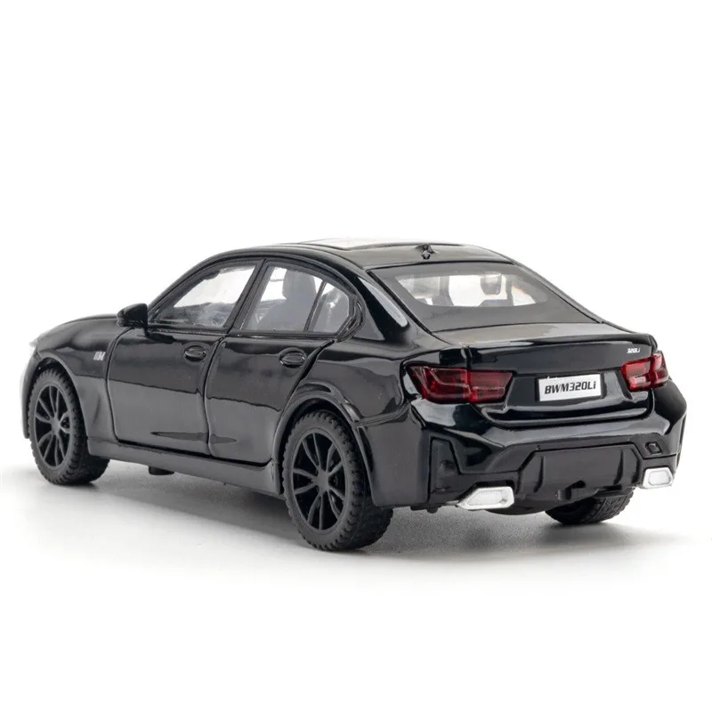 Моделирование 1:32 BMW 320I модель автомобиля из сплава, звук, свет, литой под давлением игрушечный автомобиль, игрушечный автомобиль, подарок на день рождения, миниатюрный домашний декор (art.: 3920ccefda844) - 3920ccefda844