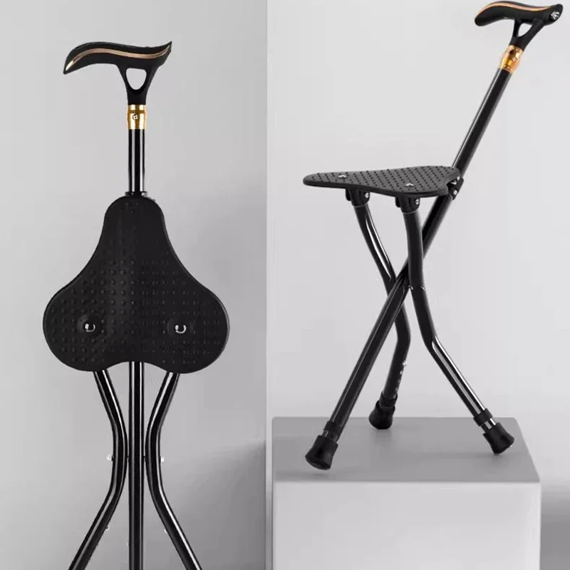 Сверхлегкий складной табурет для пожилых людей ходьбы туристическая однотонная