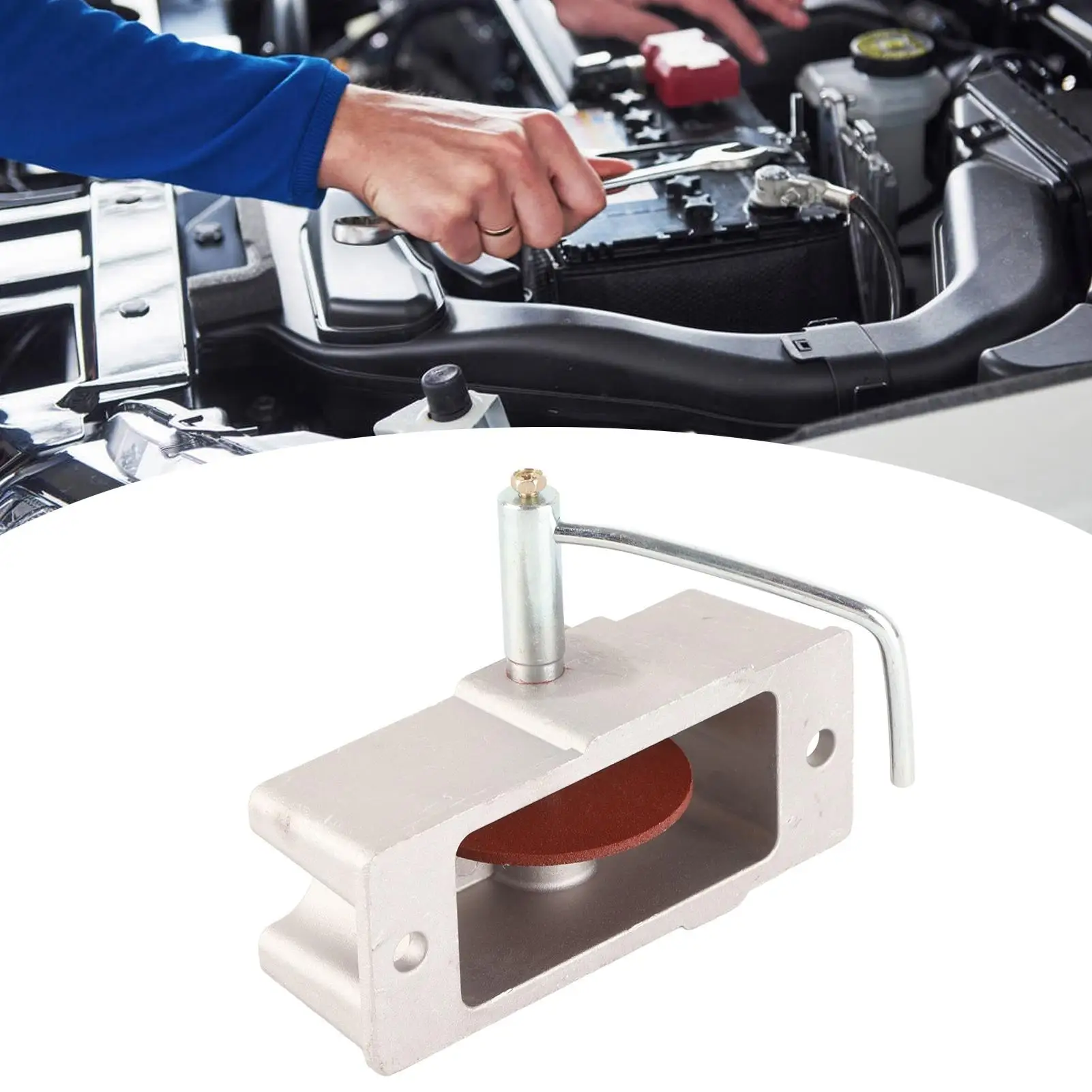 66785 Ручной алюминиевый поршневой фильтр с шлифовальными кругами 120-зернистостью