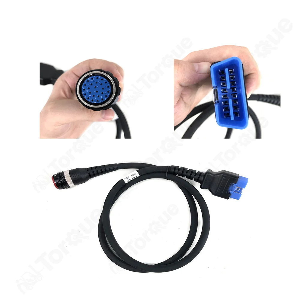 

2025 88894001 2331 OBDII OBD 16-контактный 88890300 для экскаватора Vocom 2 Vocom II, диагностический кабель для строительных грузовиков