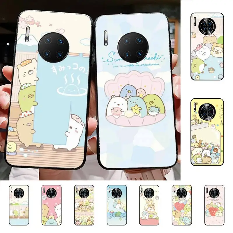 

Japan anime sumikko gurashi Phone Case For Huawei Mate 10 20 30 40 50 lite pro Nova 3 3i 5 6 SE 7 pro 7SE