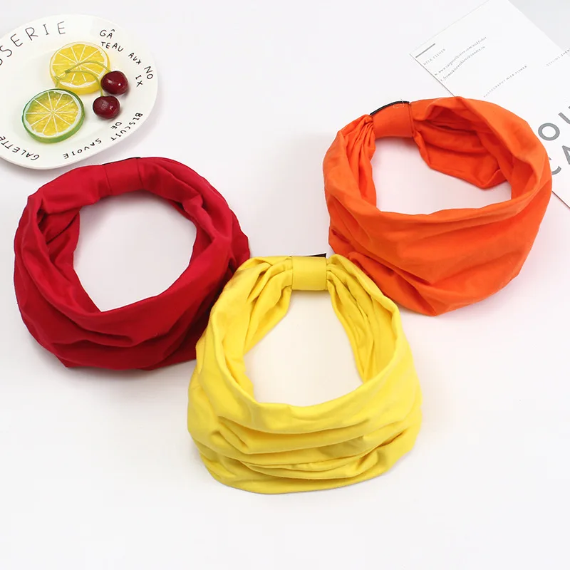 Повязка на голову женская х/б широкая 1 шт