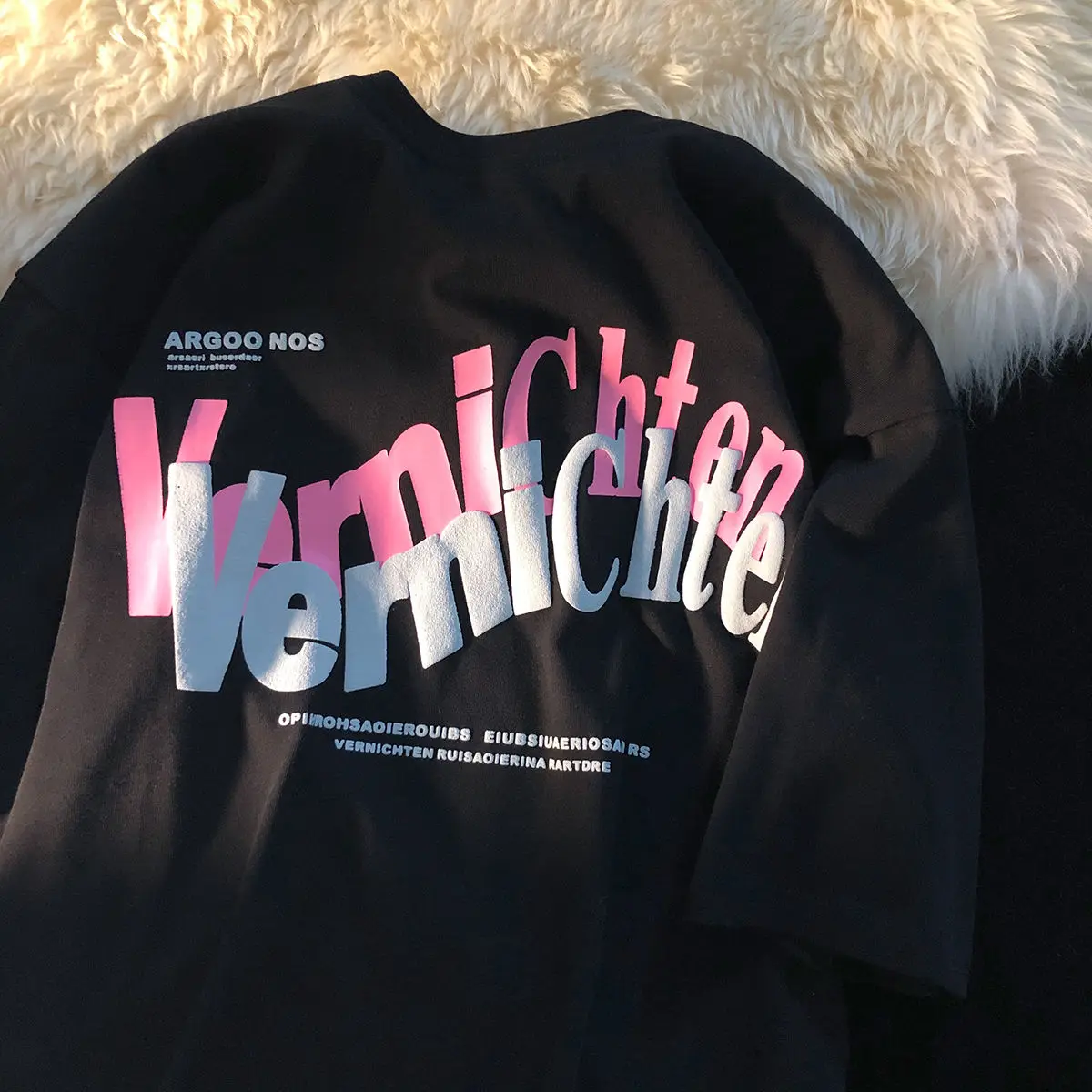 Футболка женская с коротким рукавом Свободный Топ в американском стиле хип-хоп