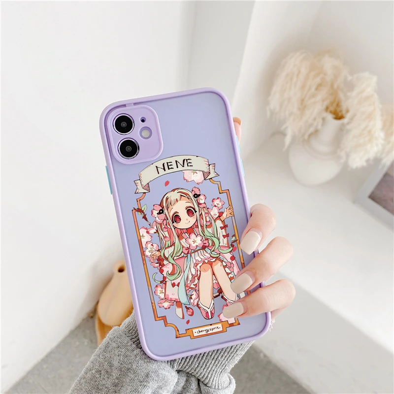Toilet Bound Hanako Kun Phone Case for iPhone 14 13 11 12 Pro Max Mini X XS Max XR 7 8 Plus Japan Cartoon Animation Back Cover