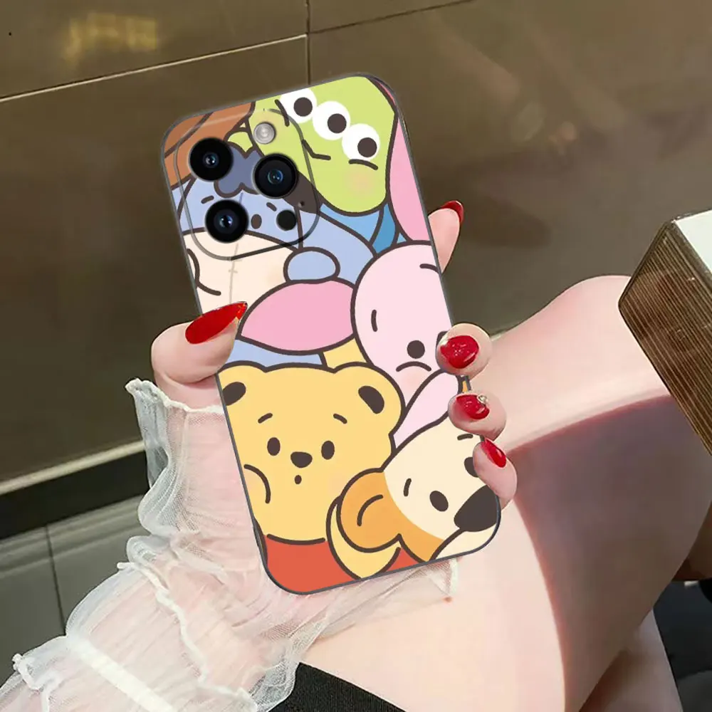 Чехол для телефона с изображением Винни-Пуха тигра поросенка iphone Apple 15 14 13 12 11 Pro XS