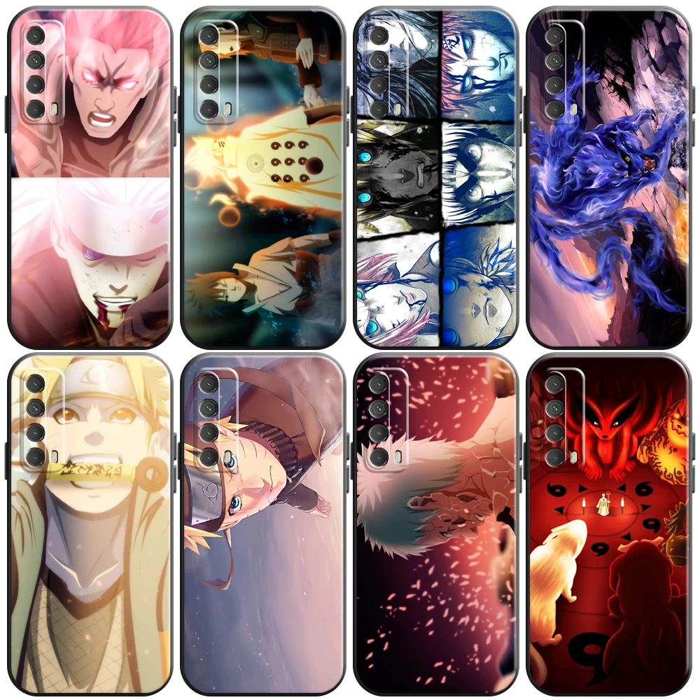 

Japan NARUTO Anime Phone Case For Huawei Honor 10 V10 10i 20 V20 20i 10 20 Lite 30S 30 Lite Pro Coque Liquid Silicon Carcasa