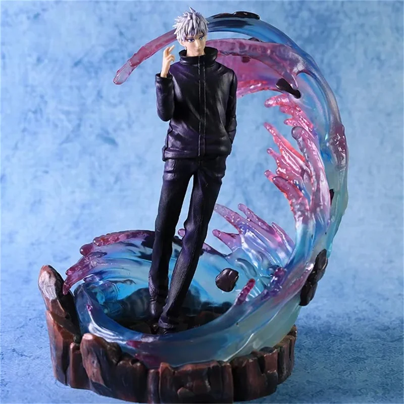 

Anime Jujutsu Kaisen Gojo Satoru GK Double Head Luminous PVC Action Figure Collectible Model Doll Toy 35cm