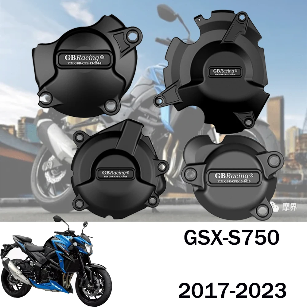 

GSXS750 Motorcycles Engine Cover Protection Case GB Racing For Suzuki GSX-S750 2017-2023 2022 2021 2022 Engine Covers Protectors