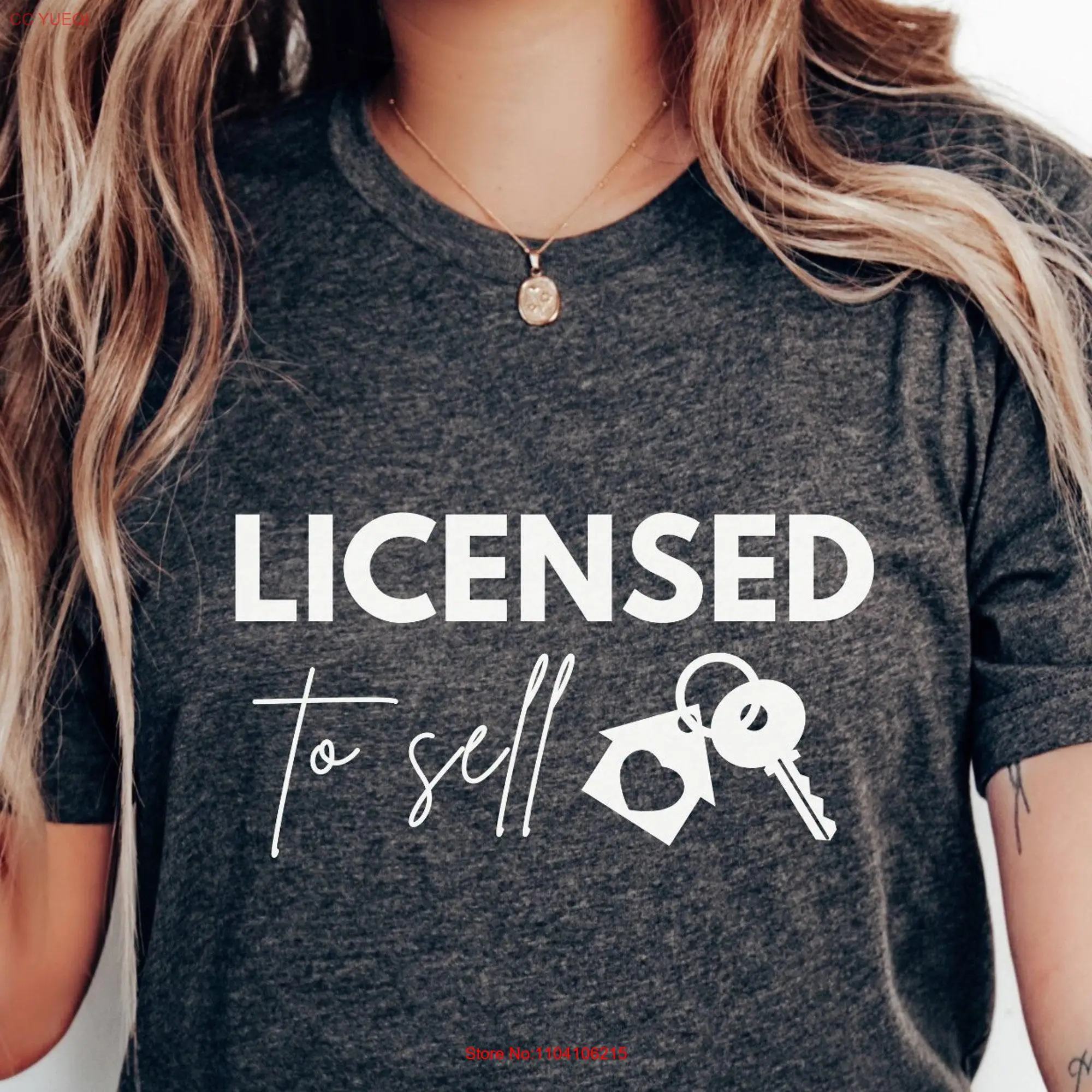 Лицензионная футболка для продажи забавная недвижимости с длинным или коротким