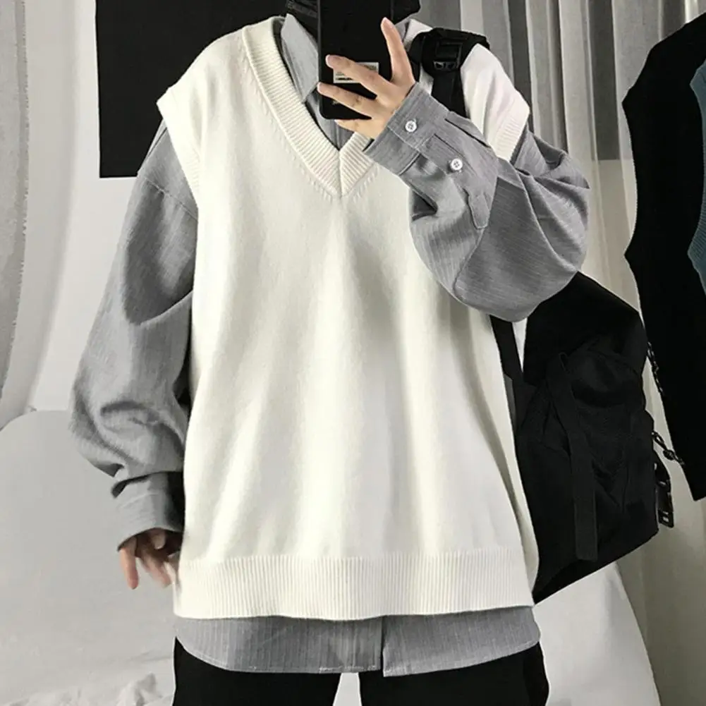 

Trendy Lightweight Spring Sweater Student Sweater Young Solid Color