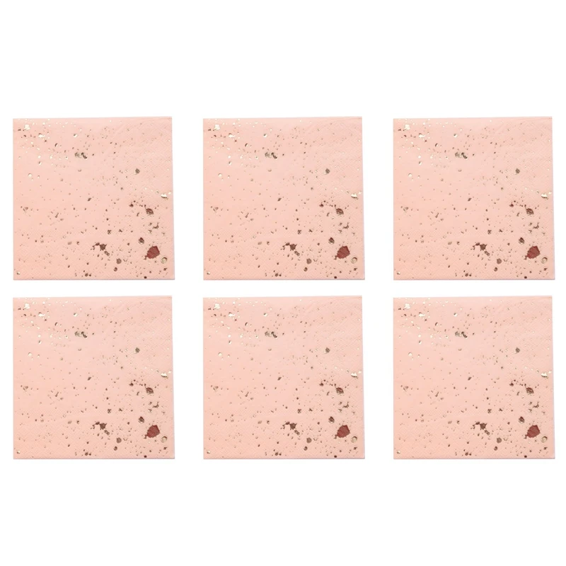 

120X Золотой блокирующий розовый мраморный набор одноразовой посуды бумажные салфетки столовые принадлежности одноразовые бумажные полотенца