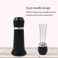 new break up espresso aid mixer and self aligning stand evenly stir coffee cloth powder needle pine powder coffee maker