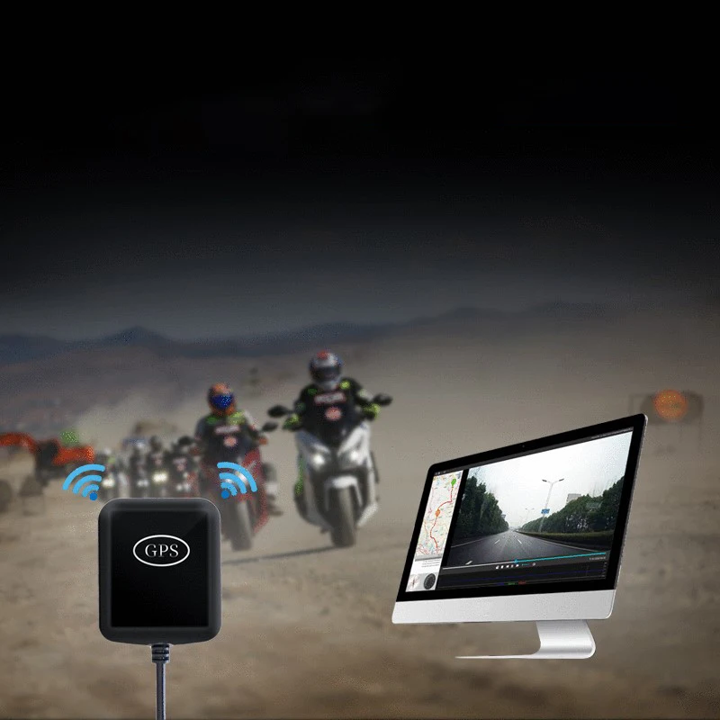 Двойной видеорегистратор со встроенным WiFi GPS передняя 1080P задняя 1080P/720P двойная