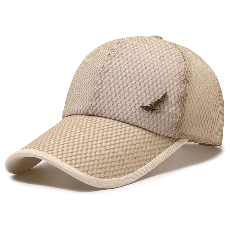 

Unisex Sun Cap Hat Men's Summer Mesh Baseball Cap Women Cool Outdoor Snapback Hat Adjustable Sports Hat Breathable Hiking Hats