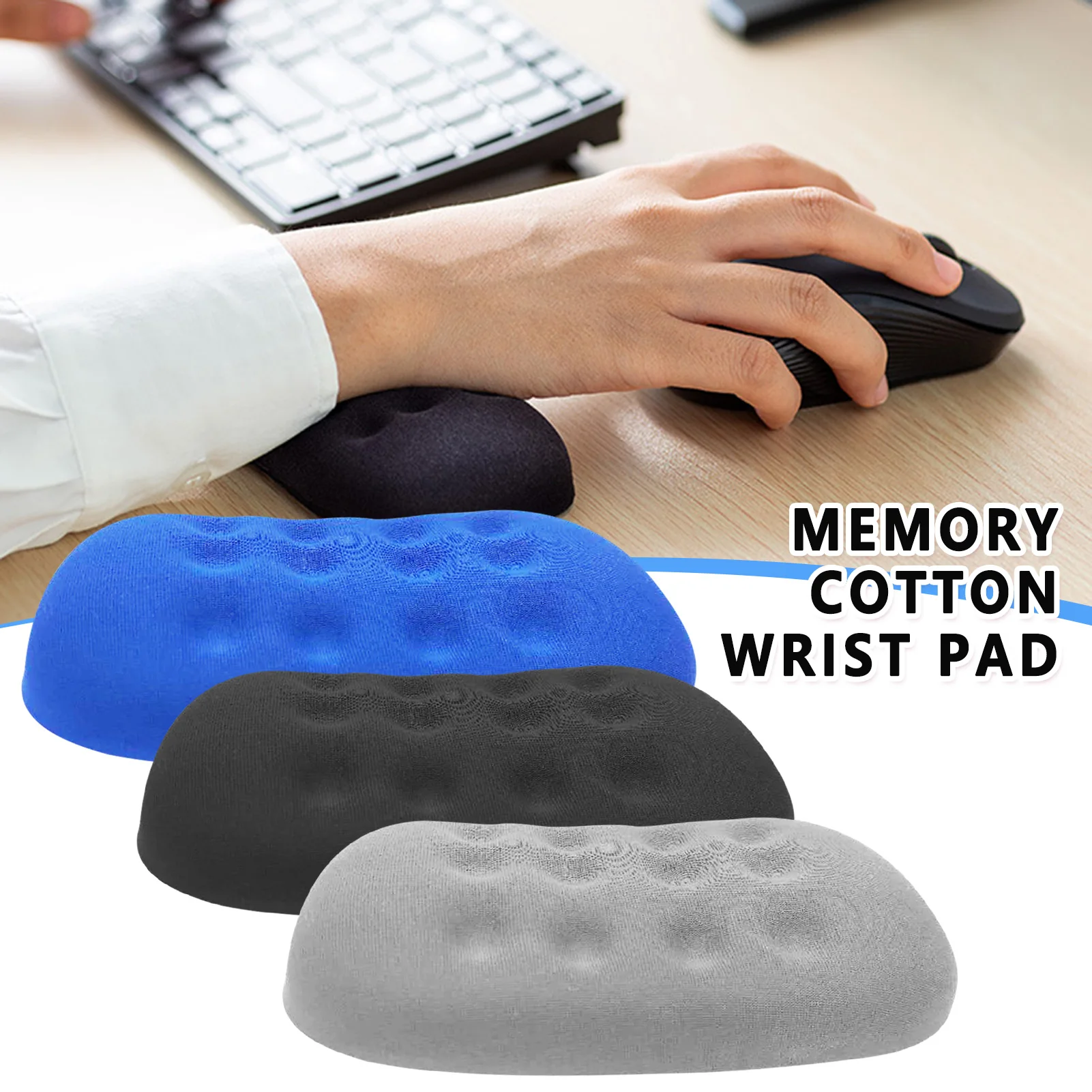 

Single-side Wrist Rest Mat Non-slip Mouse Wrist Support Rest For Laptops