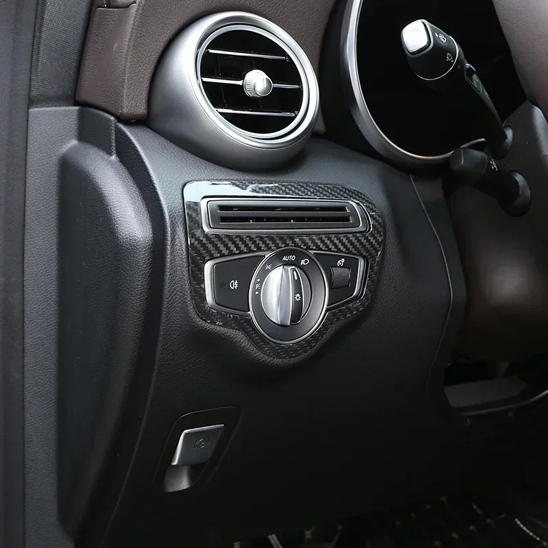 Для Mercedes Benz V Class W447 2014-2019 натуральное углеродное волокно Автомобильная фара