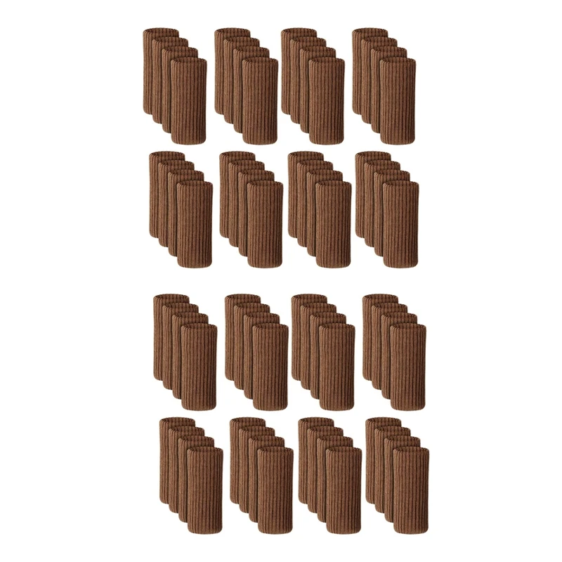 

64 упаковки носков стула, вязаные рандомные ножки, защита для пола, мебель, настольная лампа