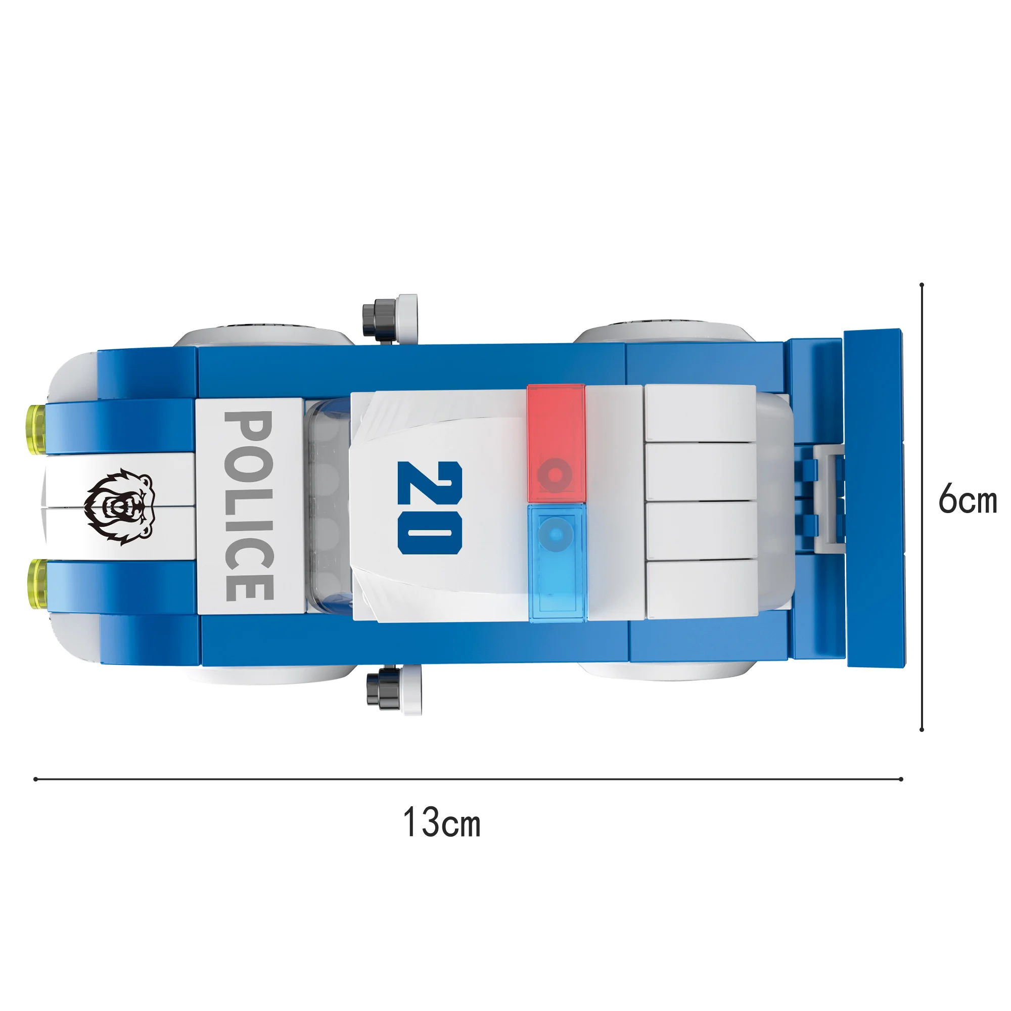 Конструкторы Cogo полицейский автомобиль идеальный подарок для детей и взрослых
