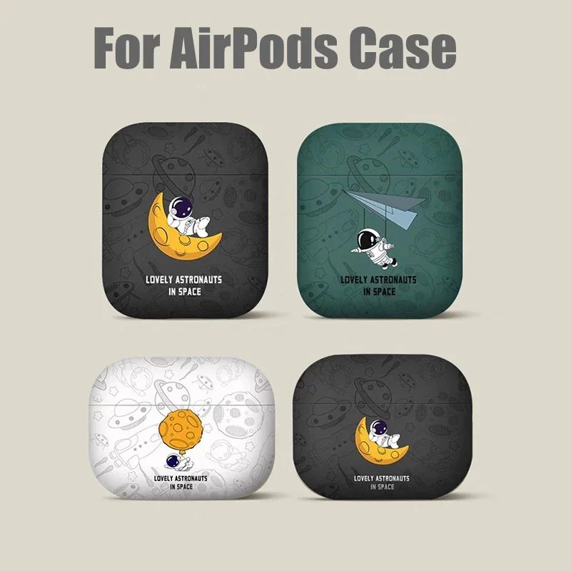 Чехол для AirPods 3 Pro 2 2023 Airpod 4 Astronaut Moon Funda Air Pods наушников Bluetooth