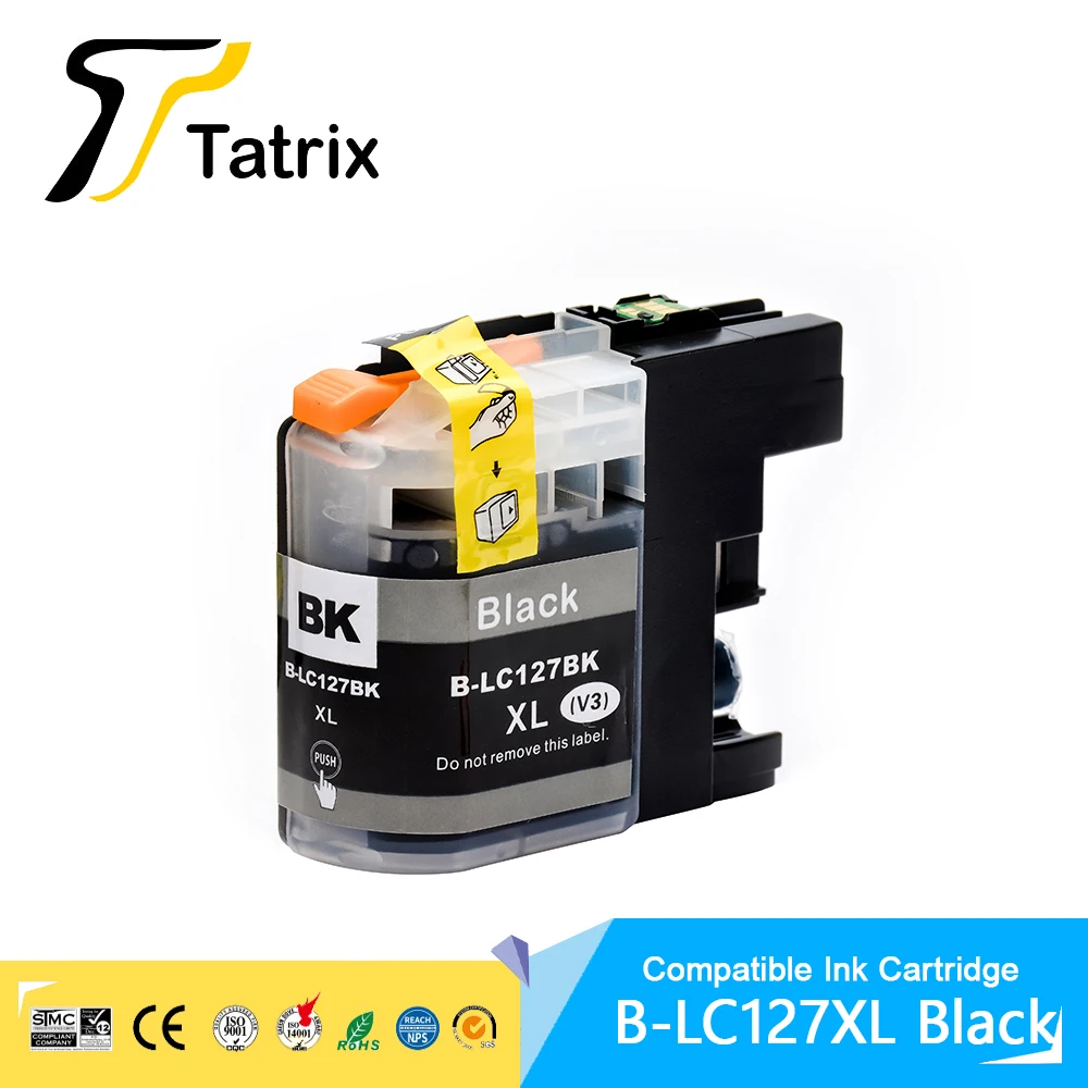 Фото Совместимый цветной чернильный картридж Tatrix LC127 LC125 Premium для принтеров Brother MFC-J4410DW/J4510DW/J4610DW/J4710DW DCP-J4110DW №3