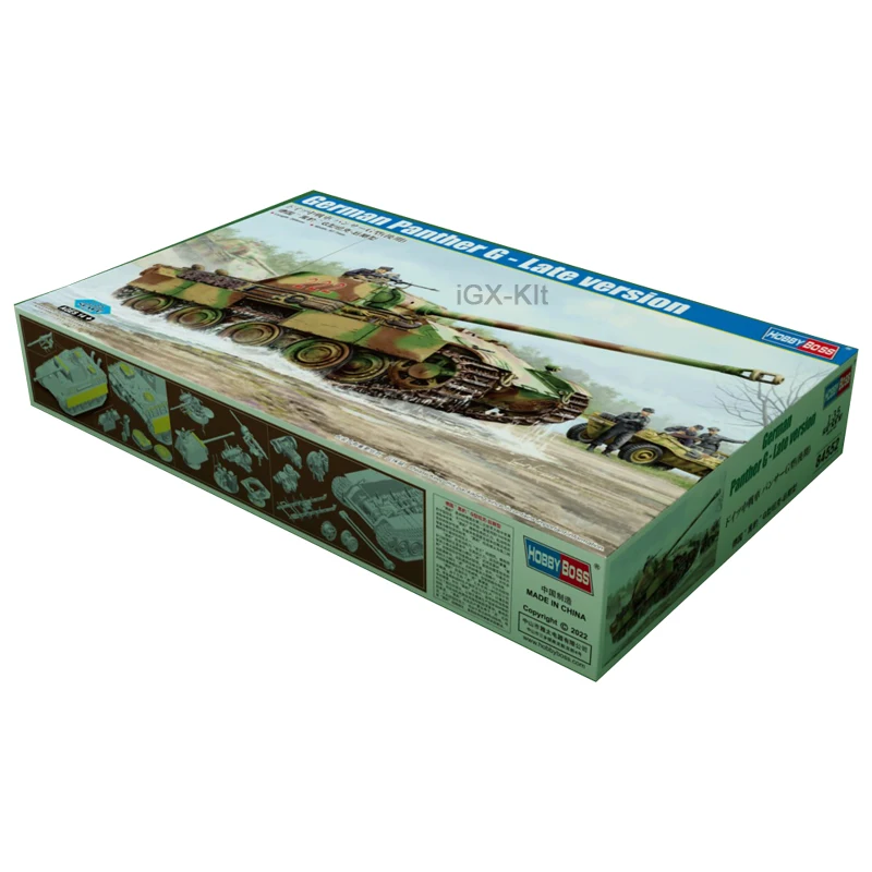 Hobbyboss 84552 масштаб 1/35 немецкая пантера G поздний танк боевая машина хобби