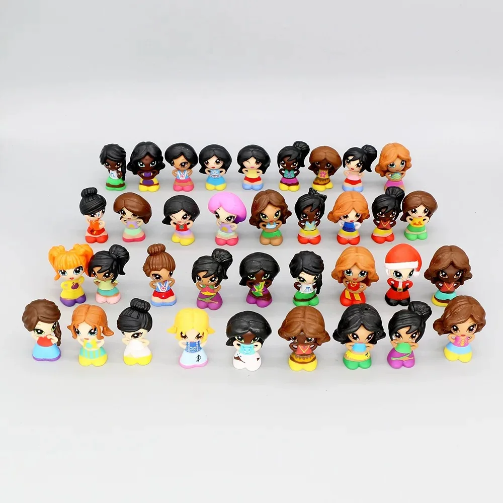 

50pcs/lot High Quality Girl Dolls 4cm Birthday Gift Home Decoration