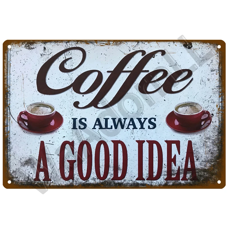 Металлическая оловянная вывеска 