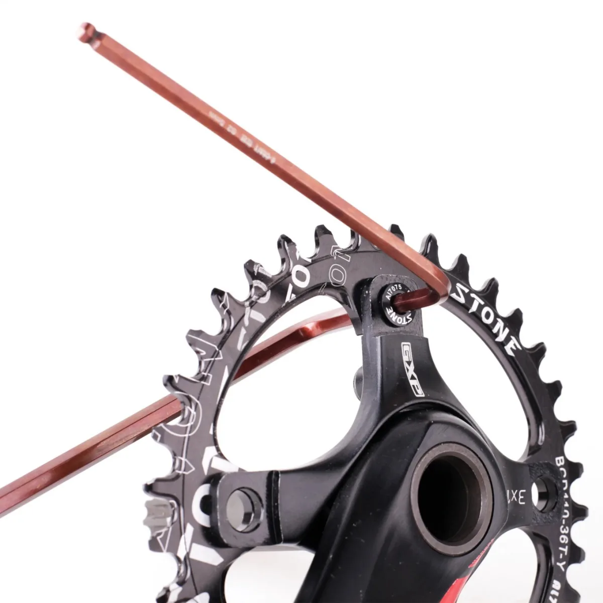 Каменные болты для звездочки AL7075 алюминий 5 шт./лот M8x6 мм M8x7 легкий велосипед MTB