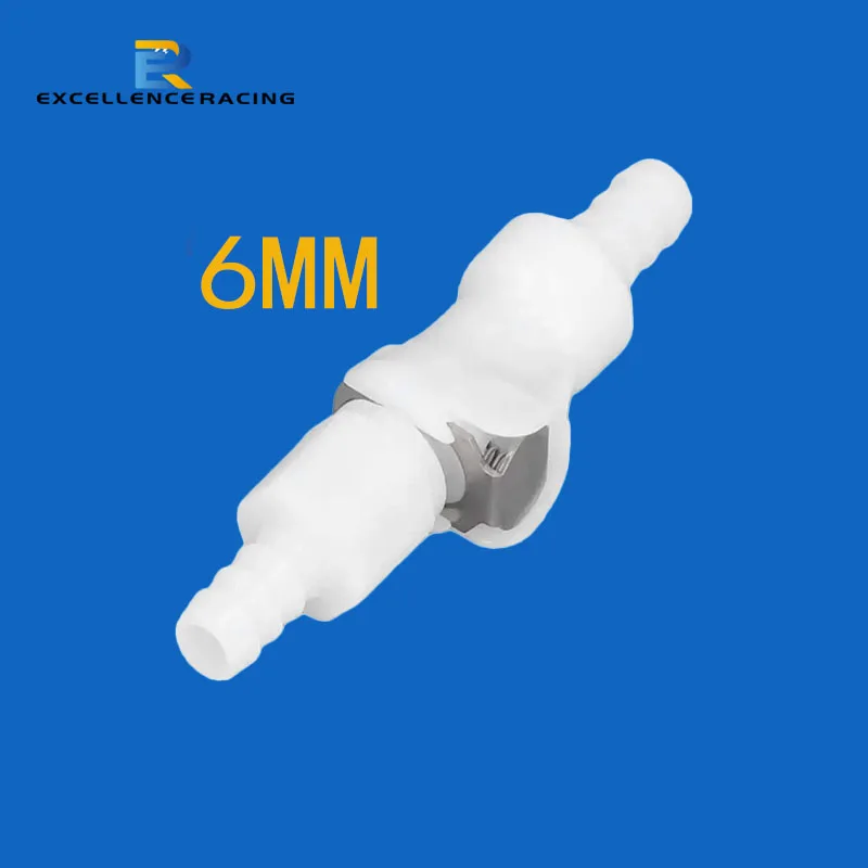 

1 Шт., Быстросъемный, Не Протекающий, 8 Мм/6 Мм, Топливный Гоночный Соединительный Клапан