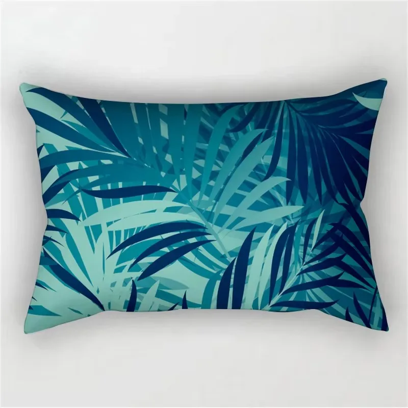 

Полиэстер прямоугольная наволочка зеленый тропический узор 30x50 см