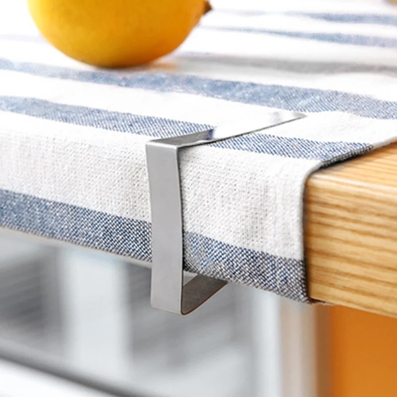 

Adjustable Picnic Household Stainless Steel Triangle Elastic Tablecloth Stable Cover Tablecloth Clamps Promenade Table Clip