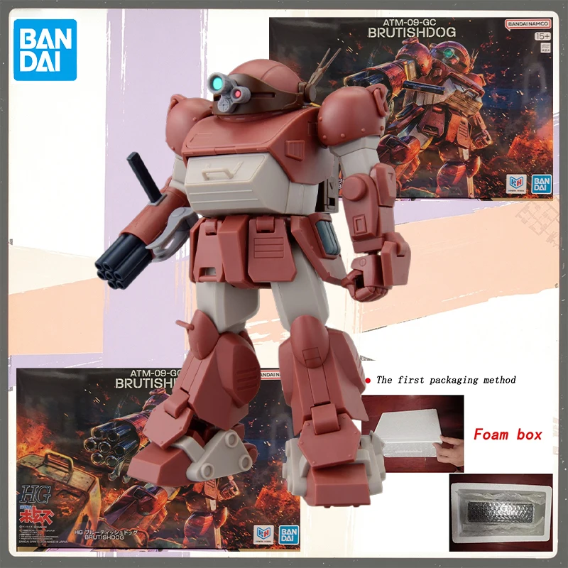 Фото Оригинальный пластиковый сборный конструктор Bandai HG ATM-09-GC Brutishdog Armored Trooper Votoms, игрушки, подарки №1