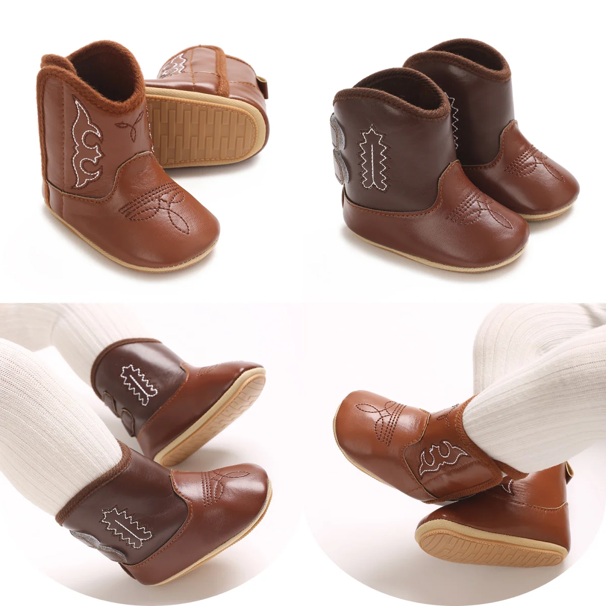 Зимние Короткие Сапоги Для Младенцев